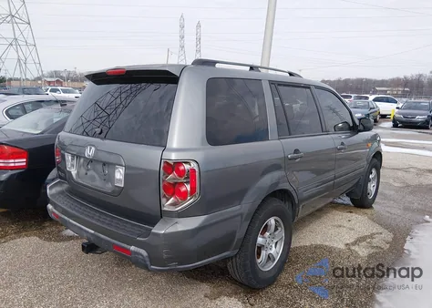 2007 Honda Pilot Ex-L из США, поврежденный, VIN 5FNYF28527B038287